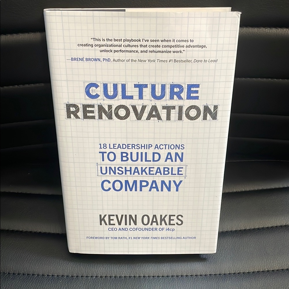 Culture Renovation Book by Kevin Oakes